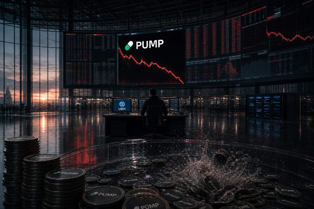 EmberCN：一地址抛售 12.64 亿枚 PUMP，24 小时跌幅达 16%