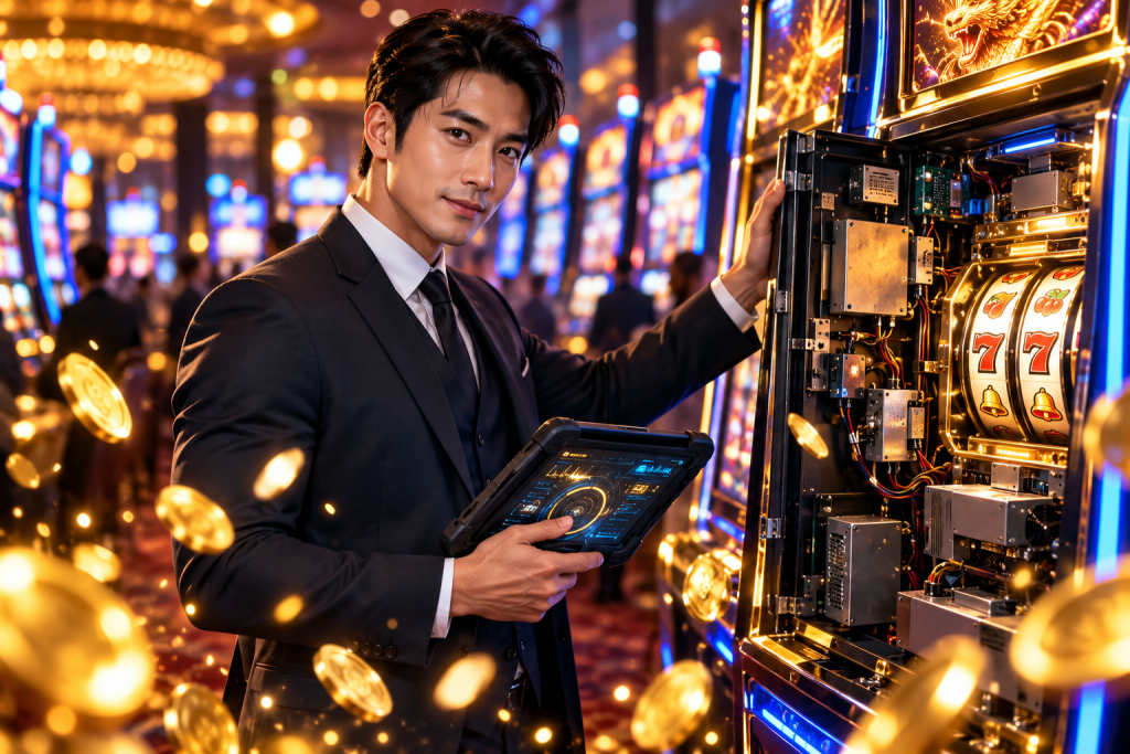 Resetting a Chinese Slot Machine Is a Technician Task