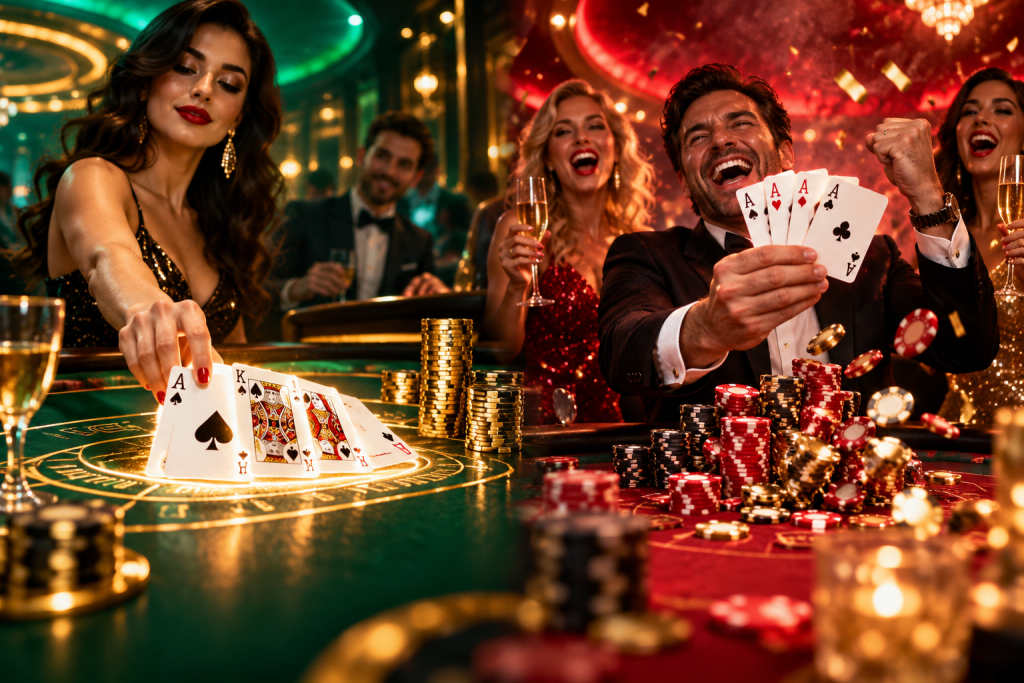 Blackjack vs. Poker: Two Different Table Games