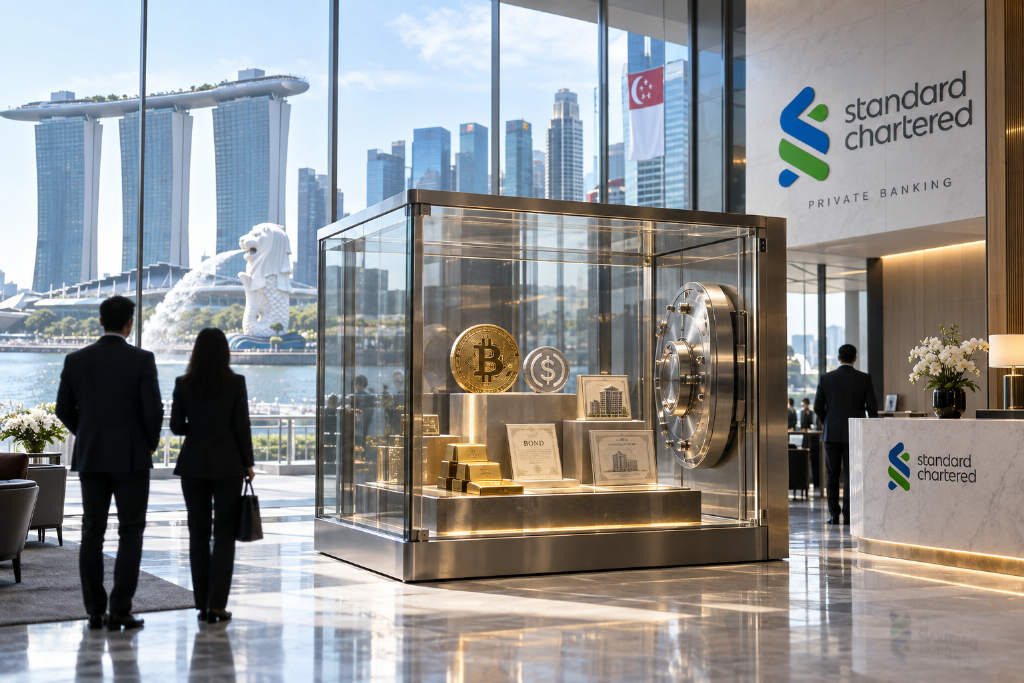 Standard Chartered plans Singapore custody service for crypto, stablecoins and tokenized assets