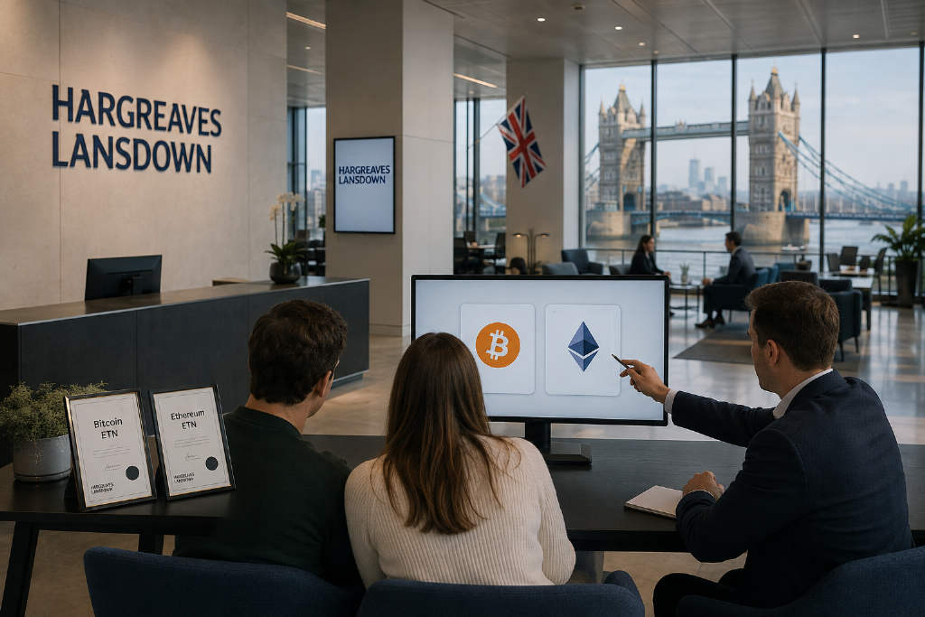 英国最大零售投资平台开放加密货币ETN交易