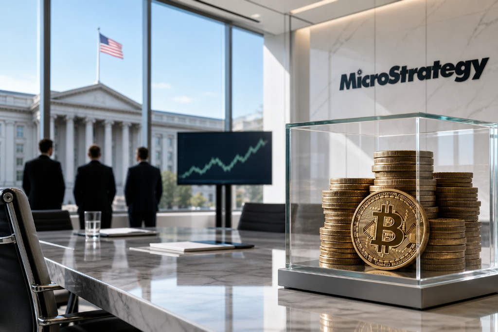 MicroStrategy 股价反弹 6.9%,比特币持仓仍浮亏 46.9 亿美元