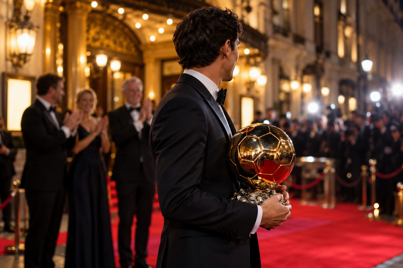 Kane wins 2026 Ballon d'Or and receives congratulations