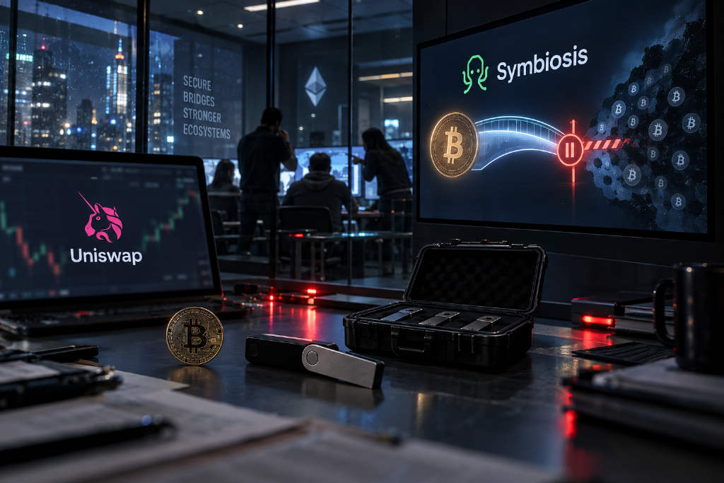 Symbiosis 比特币桥曝铸币漏洞,团队暂停 BTC 路由并追回约 15 BTC