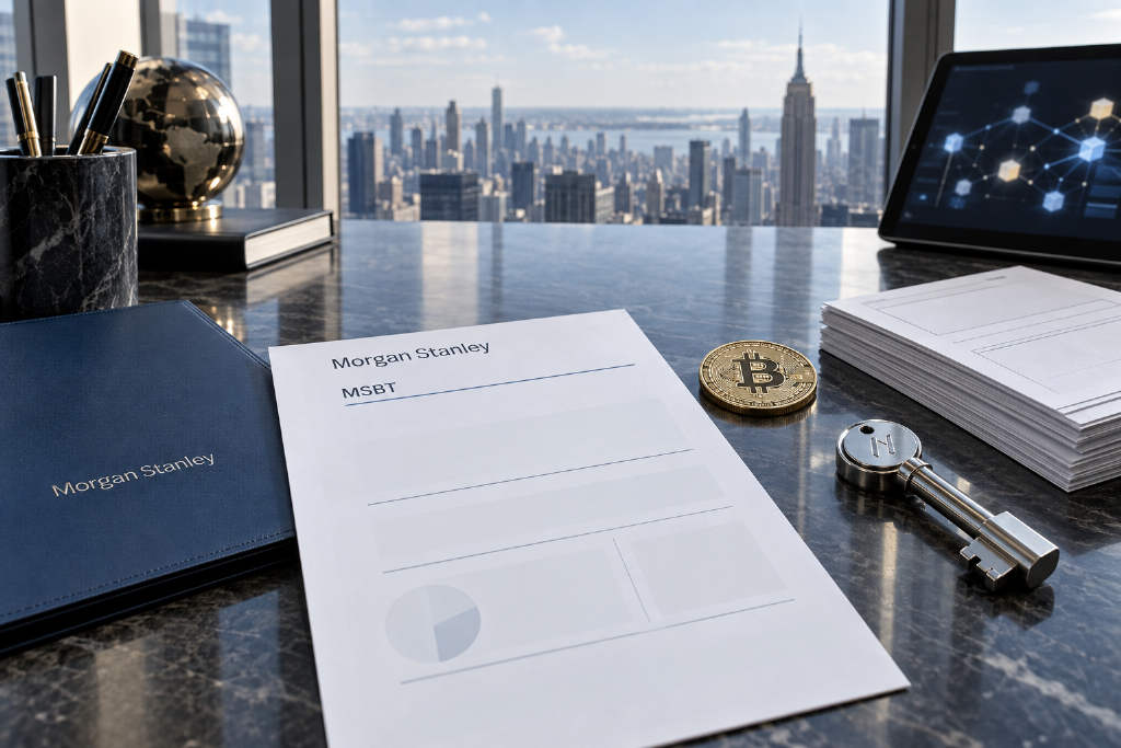 摩根士丹利比特币现货 ETF MSBT 本月零流出