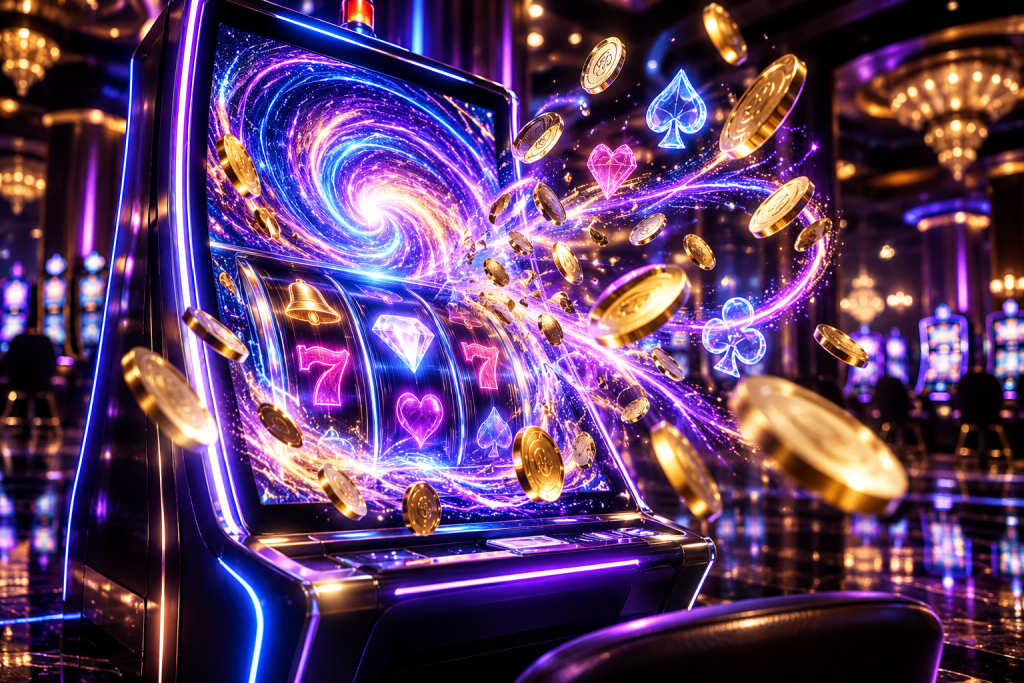 How a Branded 4D Slot Machine Resolves Each Spin