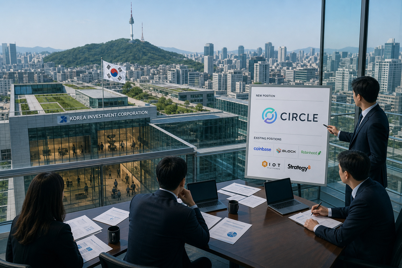 韩国投资公社首次建仓 Circle,二季度持股约 410 万美元