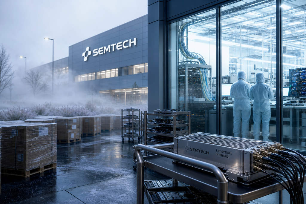 Serenity:Semtech称AI光通信需求强劲,2028财年订单覆盖超70%