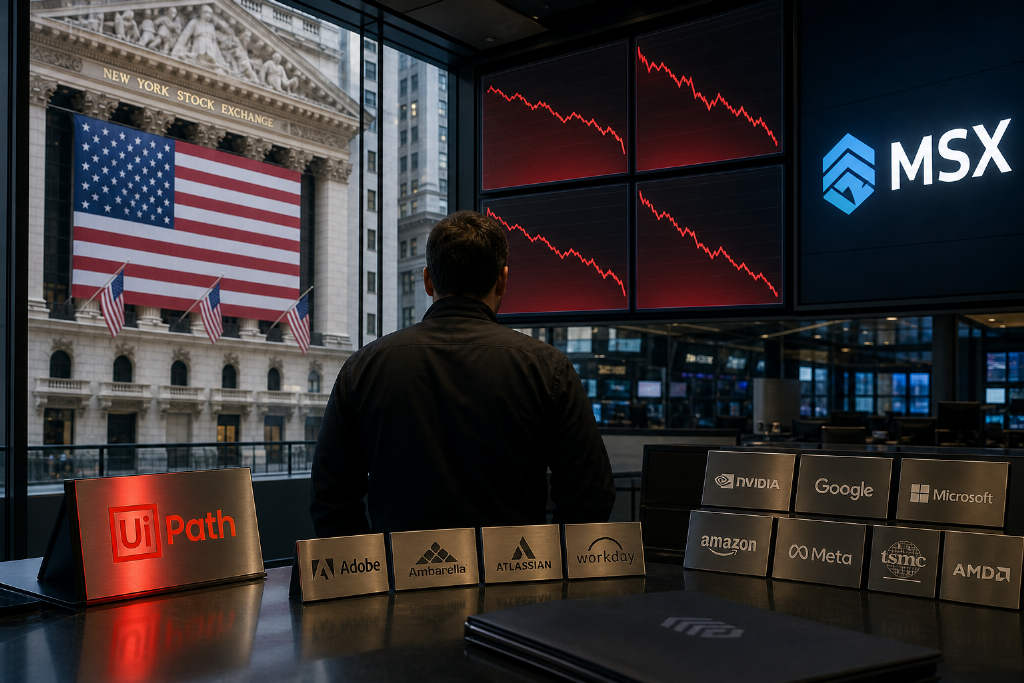U.S. Stock Open: AI Concept Stocks Fall Broadly, UiPath Drops Over 10%
