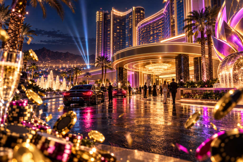 M Resort Spa Casino:位置可确认,距离别乱猜