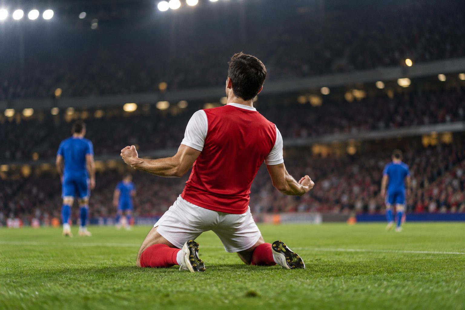 Arsenal beat Everton 2-0 to move level on points with Manchester City