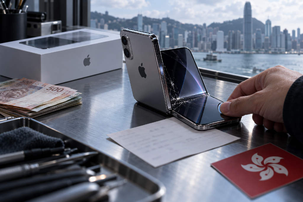 iPhone Duo开卖两天传指纹绕过与内屏开裂,香港收机价回落