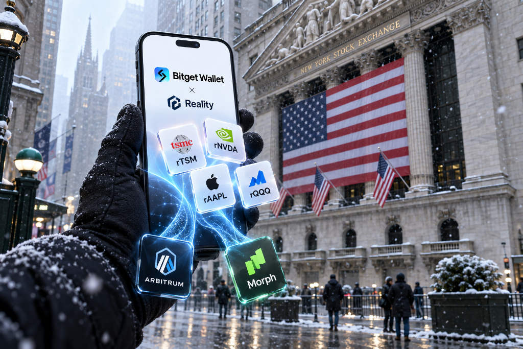 Bitget Wallet接入Reality,开放超1700种代币化美股交易