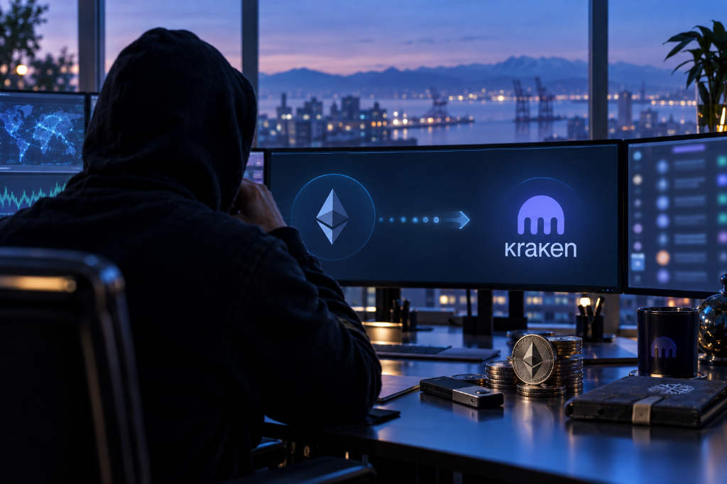 9 年前以 14 美元买入 ETH 的老地址向 Kraken 存入 6369 枚 ETH