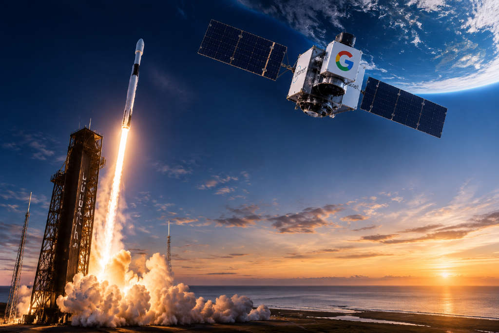 Google sends TPU prototype satellite into orbit on SpaceX rideshare for first Project Suncatcher test