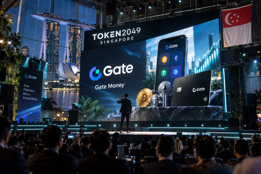 Gate 创始人 Dr. Han 在 TOKEN2049 发布一站式平台 Gate Money