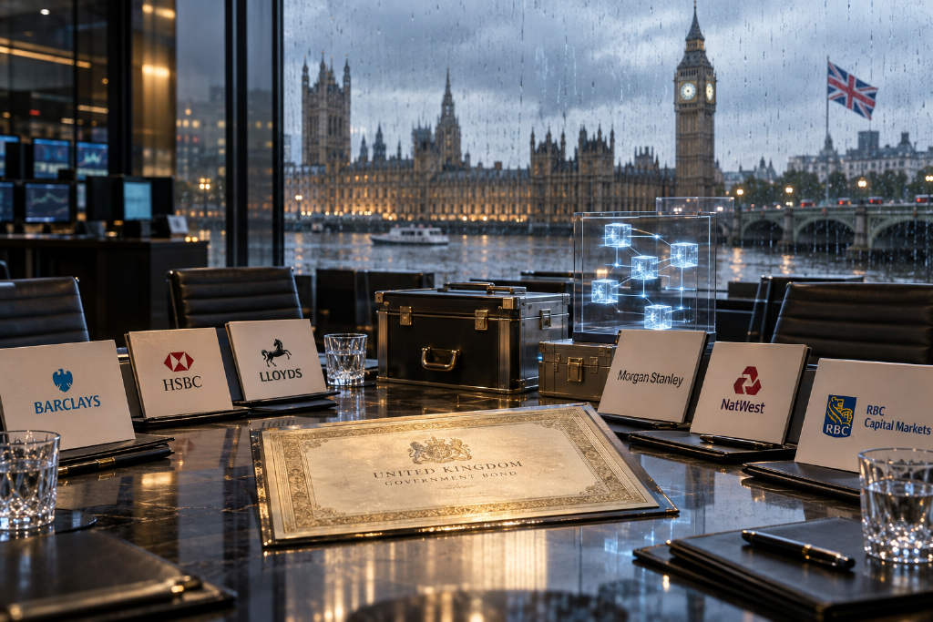 英国敲定六家主承销行,DIGIT 数字国债拟于 2027 年一季度发行