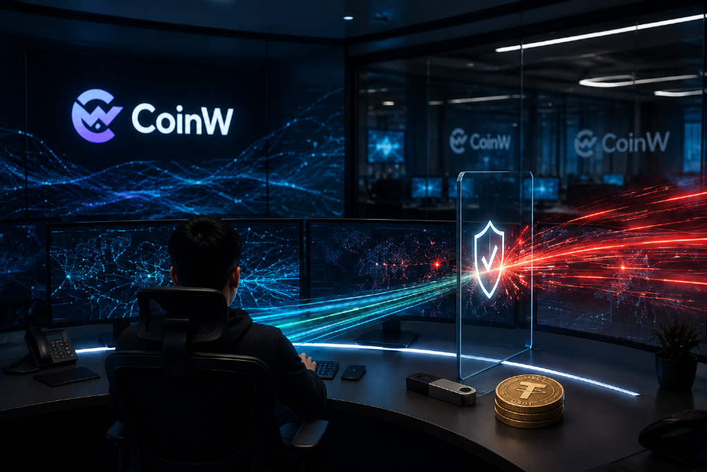 CoinW 称本月已拦截 234 笔高风险充提