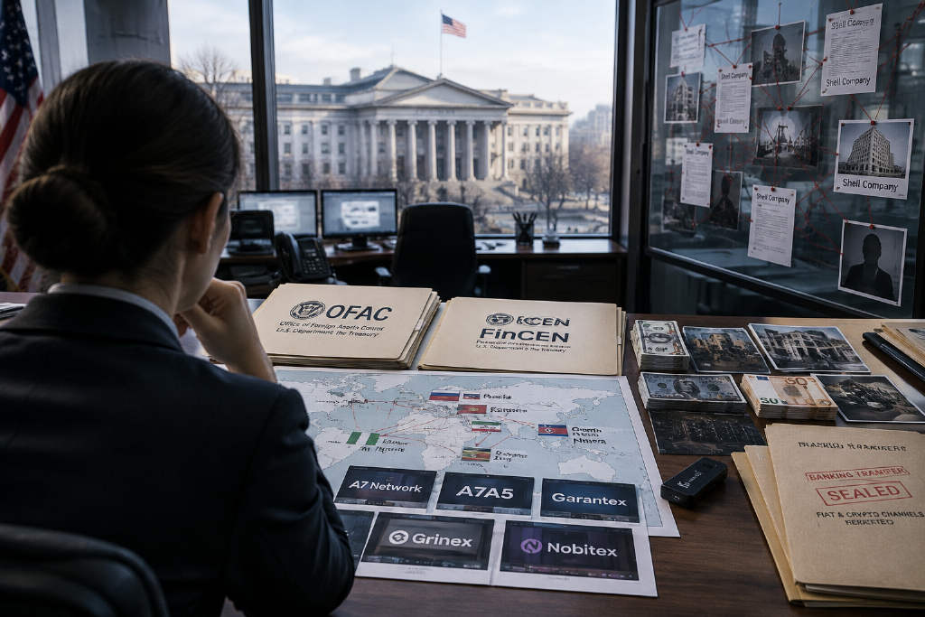 U.S. designates Russia-linked A7 Network as transnational criminal organization, targets crypto and fiat flows