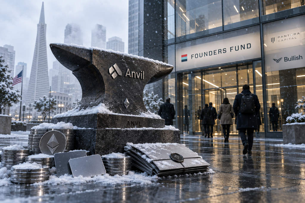 Founders Fund 领投 500 万美元买入 Anvil 治理代币 ANVL