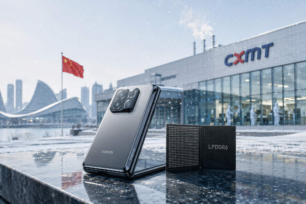 长鑫LPDDR6芯片首次商用落地,小米18Fold全球首发搭载