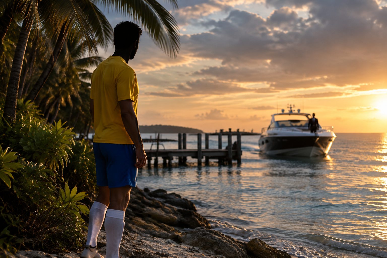 The Sun says Richarlison accuses Flavio Bolsonaro over island