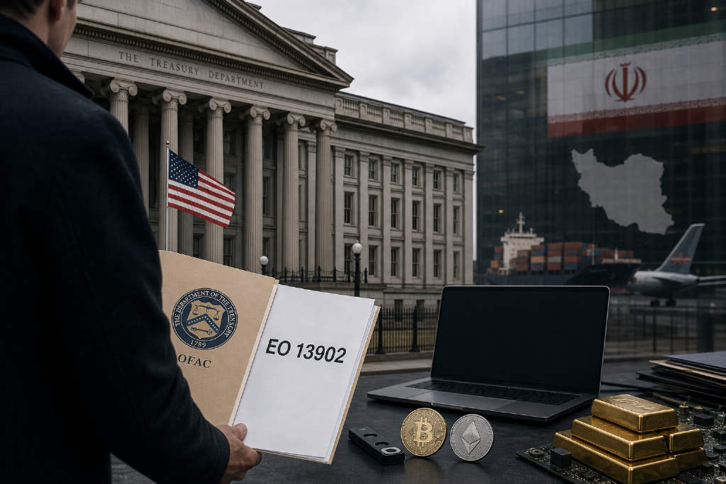 US Treasury Expands Sanctions Reach Over Iran’s Crypto Sector