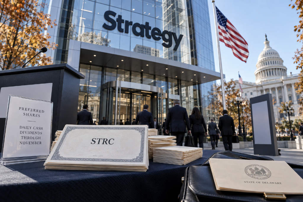Strategy Sets Daily November Dividends for STRC, Pending Shareholder Approval on Oct. 28