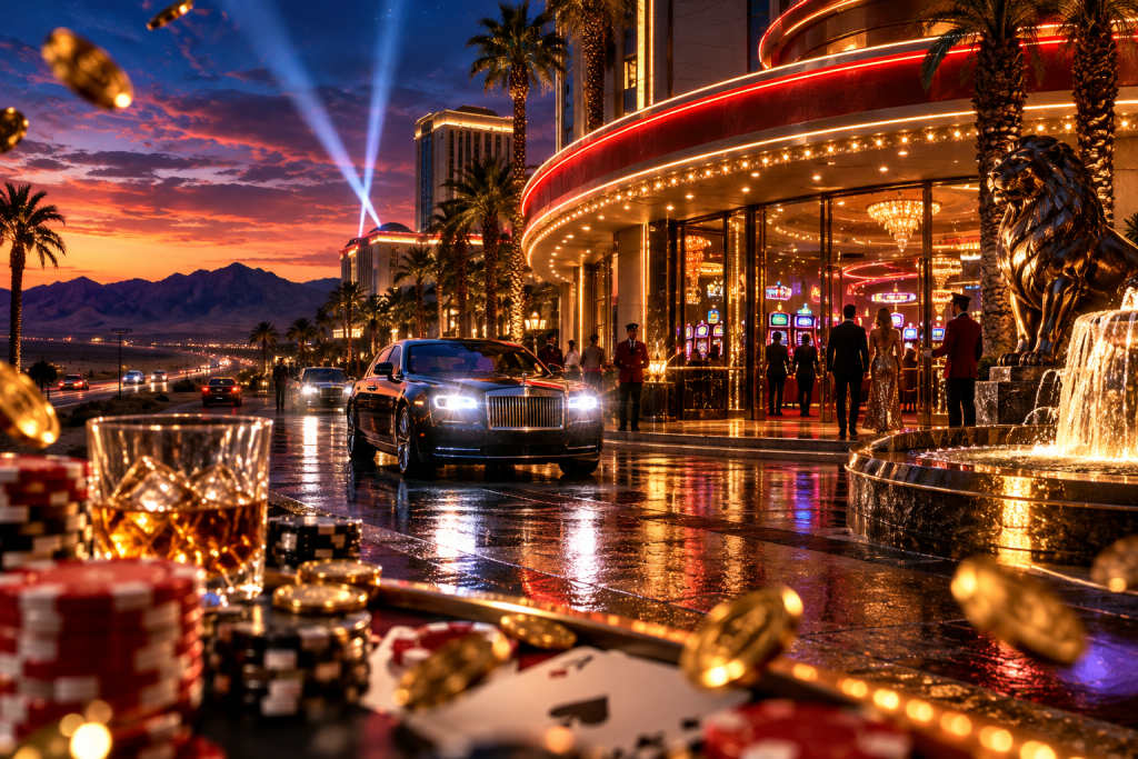 Primm 的 Whiskey Pete's Casino:固定位置与直线距离一览