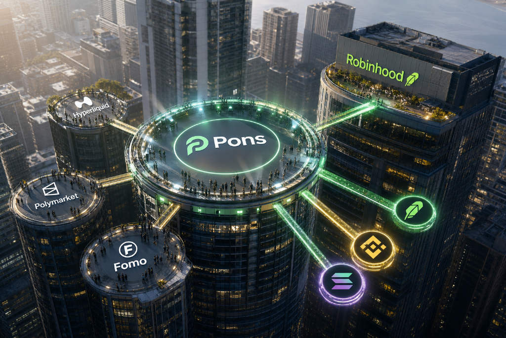 Pons Generated $4.73M in Daily Fees, Topping Hyperliquid, Polymarket, and Fomo Combined