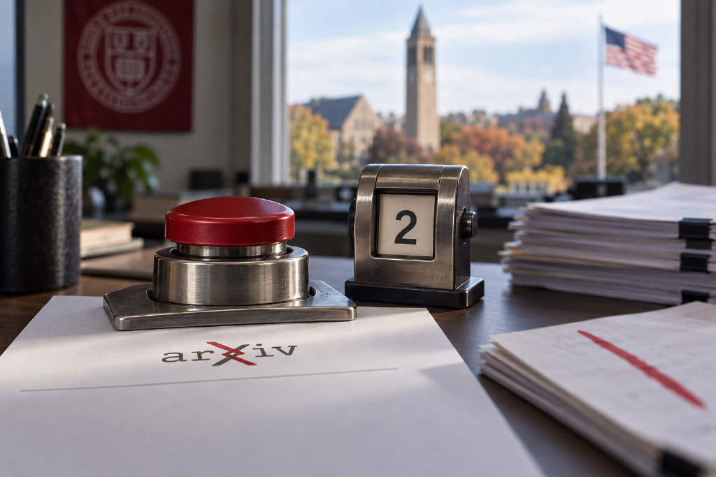 arXiv Caps Monthly Submissions at Two per Account as AI-Era Paper Surge Strains Moderation