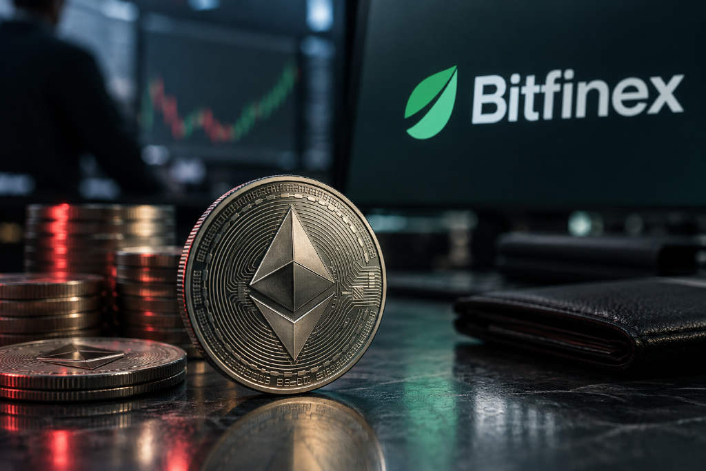 持仓 3 年 ETH 巨鲸 9 小时前再向 Bitfinex 转入 30,825 枚 ETH