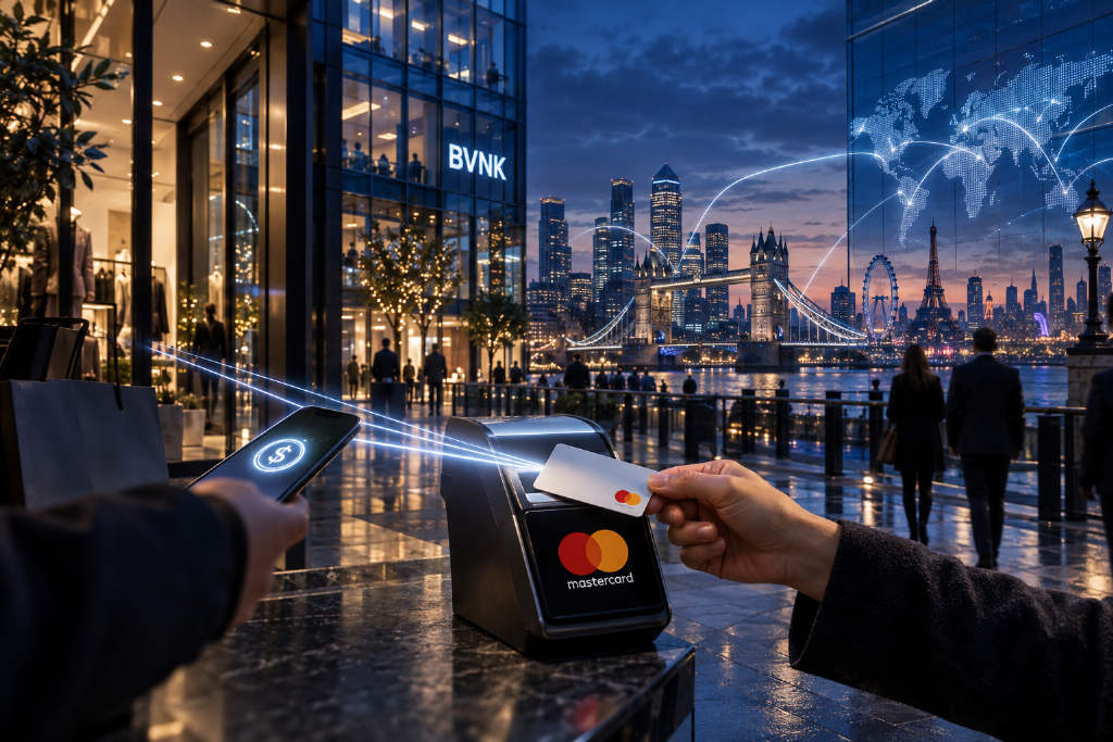 Mastercard联合BVNK推出稳定币支付平台,覆盖全球数亿商户