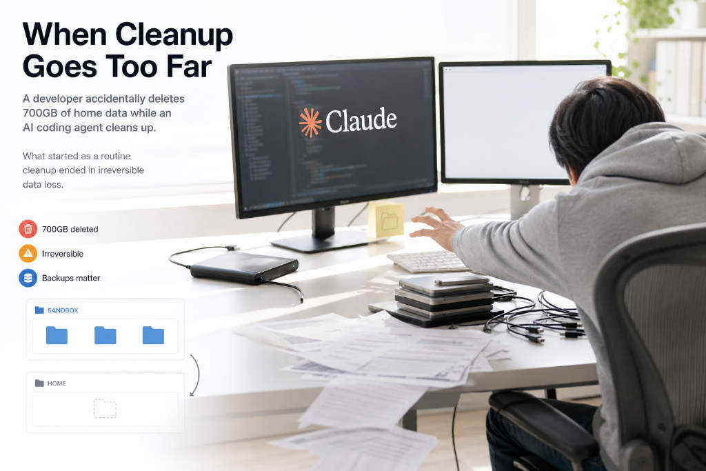 Claude 安全降级误触发,开发者 700GB 主目录被删