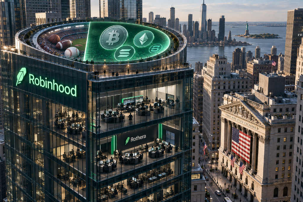 Robinhood CEO says crypto-linked prediction contracts are gaining share as sports may become a minority