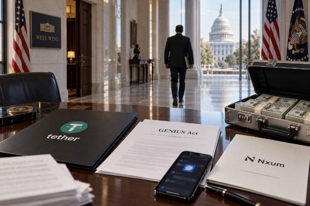 WSJ says former Trump crypto adviser kept Nxum stake as stablecoin bill moved forward
