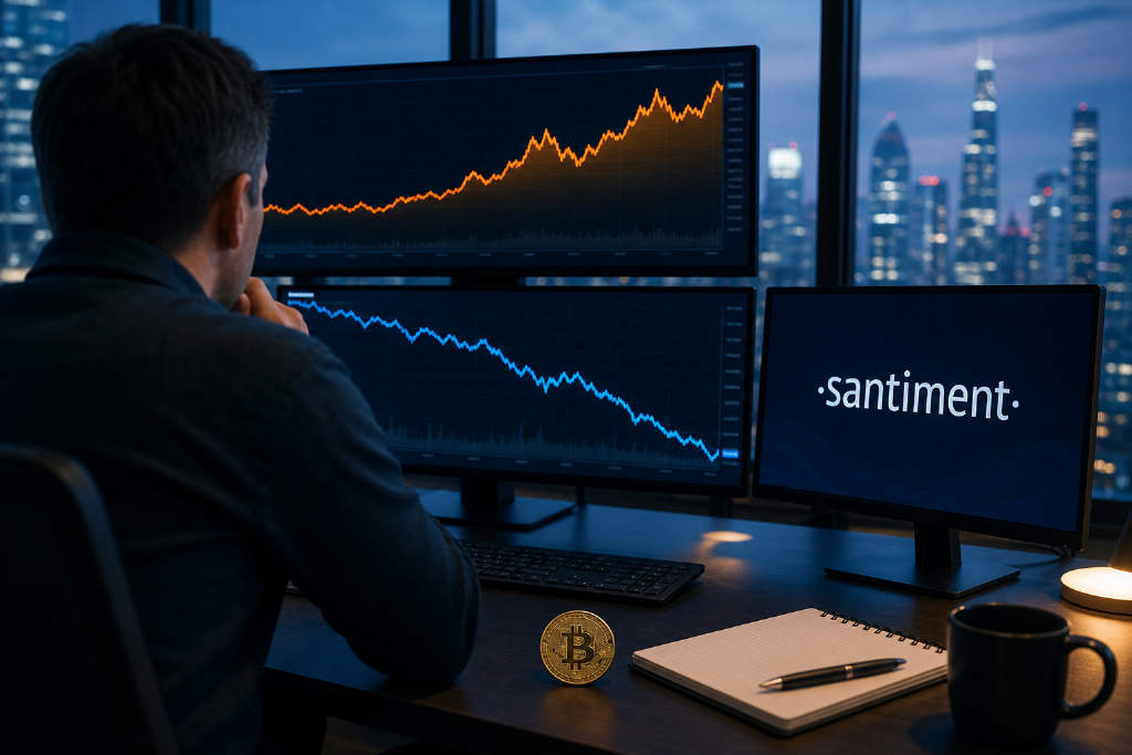 Santiment:比特币计价未平仓合约降至至少一个月低点