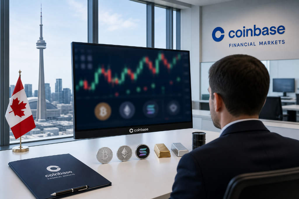 Coinbase 在加拿大推出受监管加密衍生品合约,覆盖 23 种期货