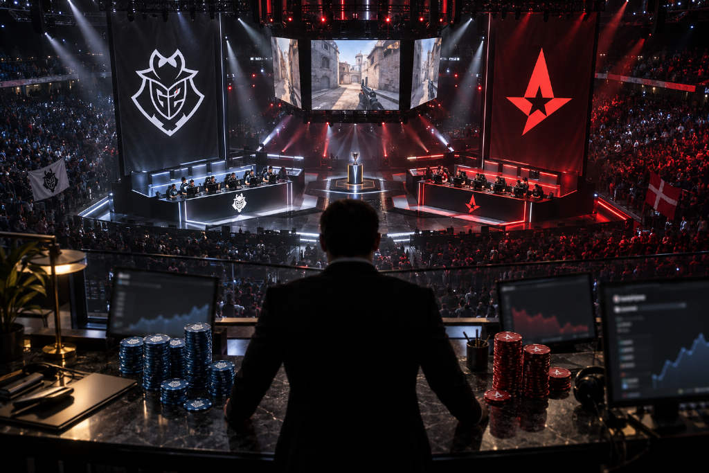 巨鲸账户斥资10.3万美元押注CS2 FISSURE赛事G2战胜Astralis