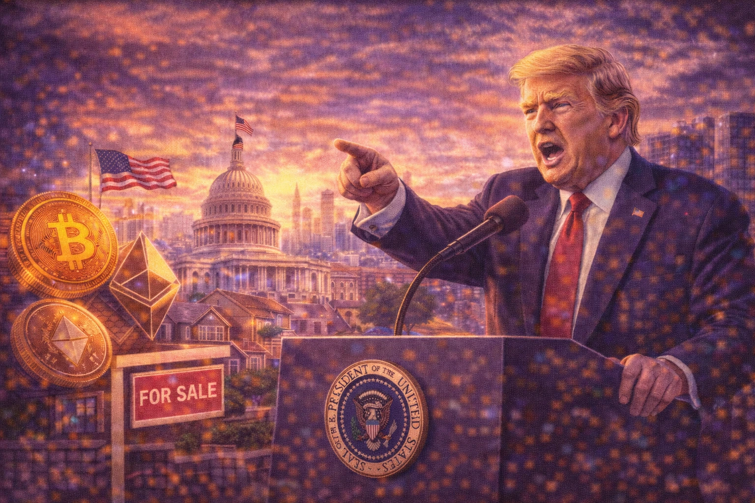 US Crypto Market Bill Delayed Again as Senate Prioritizes Trump Housing Order