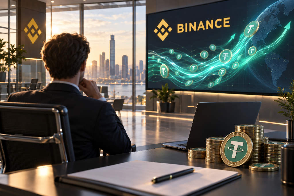 Coinglass shows Binance posted a 1-hour net inflow of 39.7501 million USDT