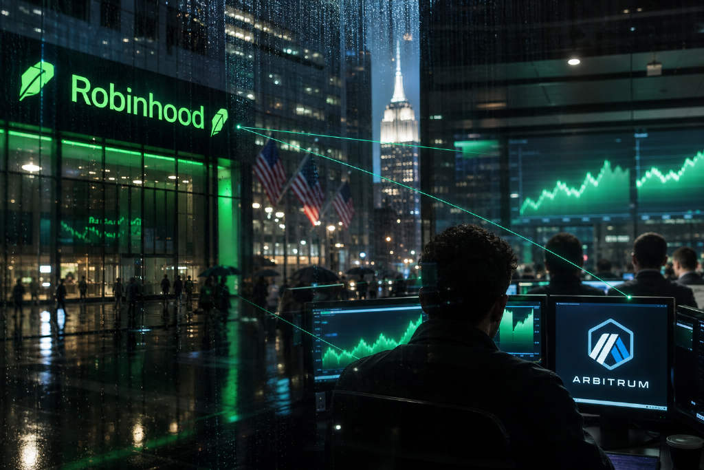ARB单日涨近30%,Robinhood Chain收入激增带动平台分成预期升温