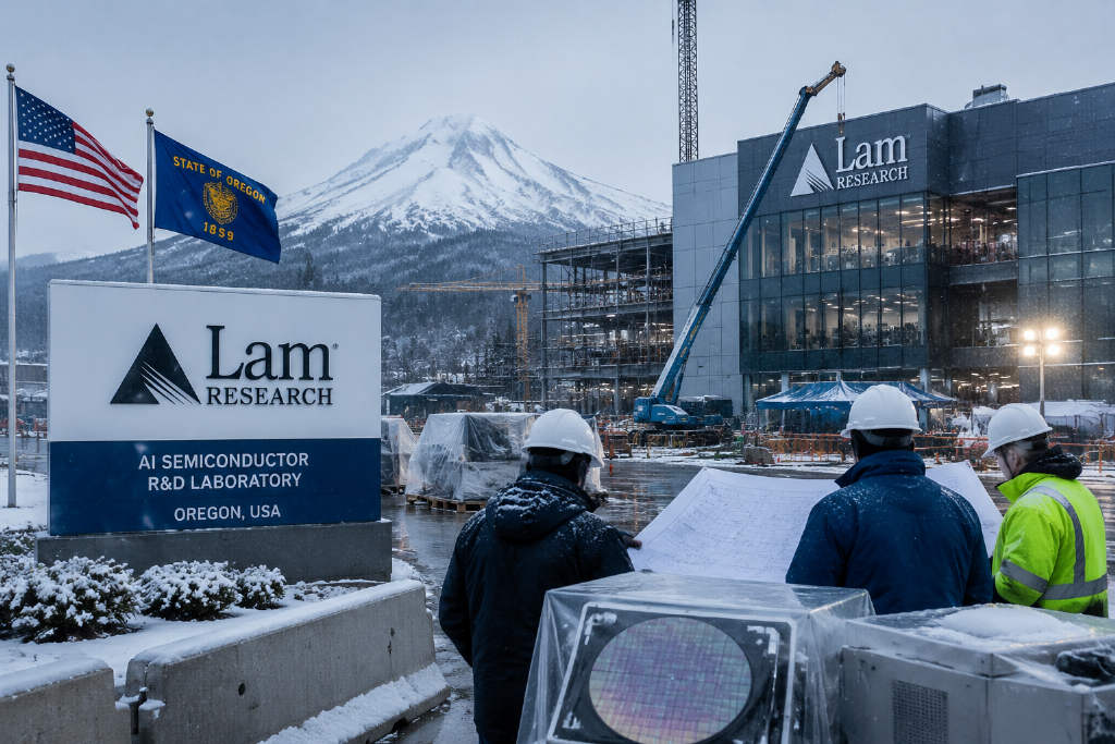 Lam Research在俄勒冈州动工建设AI半导体研发实验室