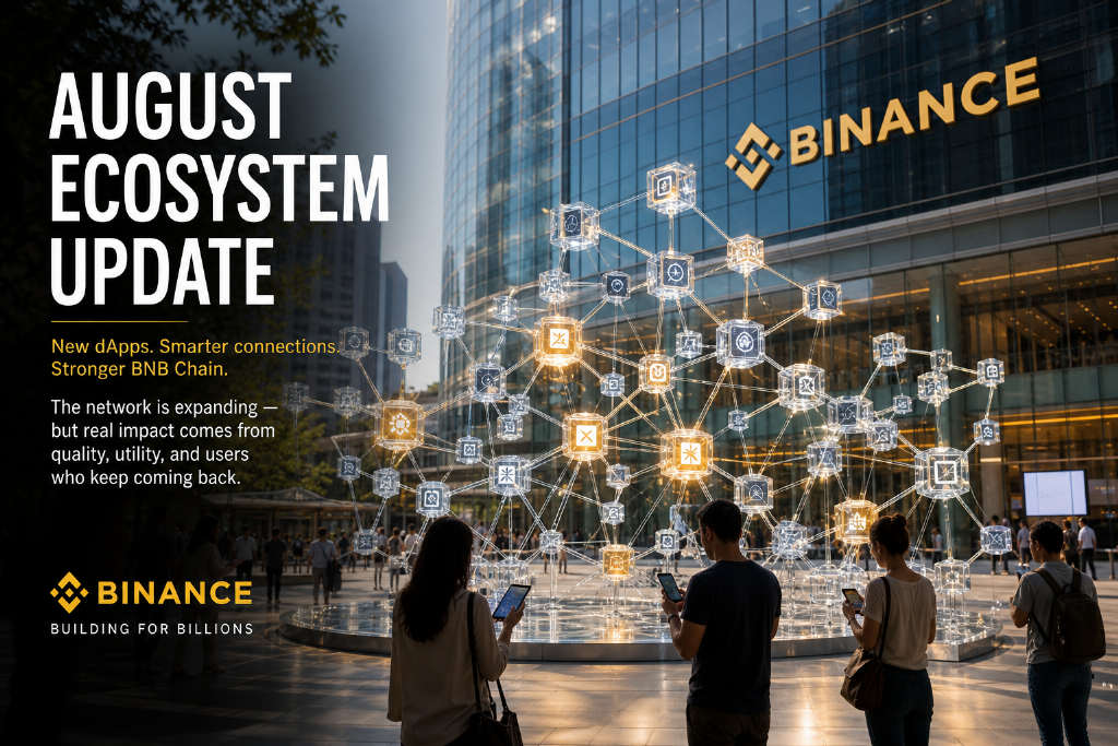 BNB Chain 八月生态更新:新 dApp 持续增长,质量与用户留存成关键