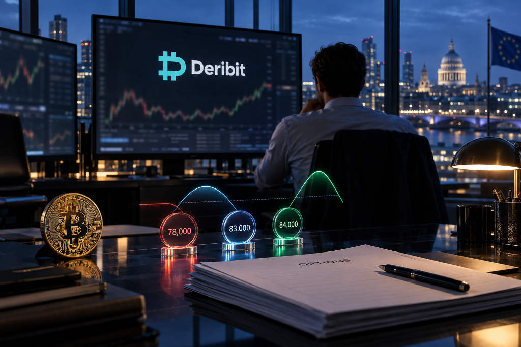 Deribit 出现 BTC 期权组合大宗交易,名义规模约 822.39 万美元
