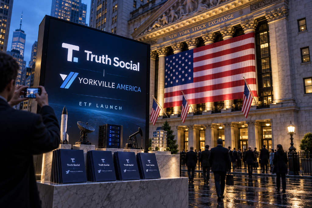 特朗普媒体联手 Yorkville 推出 7 只 Truth Social 主题 ETF