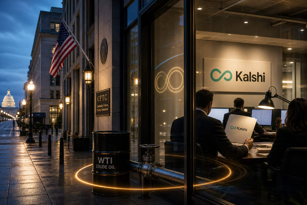 Kalshi拟申请WTI原油永续期货,最早下周寻求CFTC批准