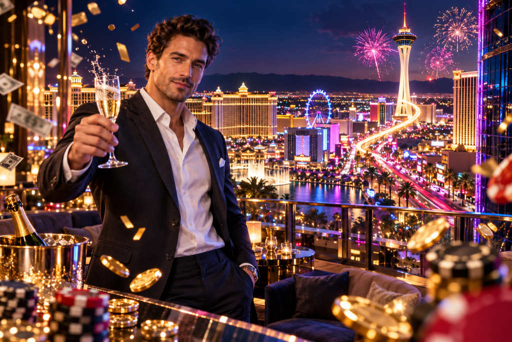 拉斯维加斯 Stratosphere Casino:固定位置与可查证直线距离