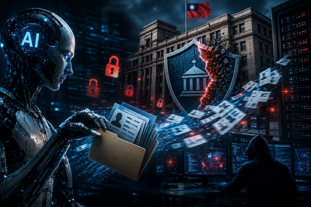 Dream:AI 代理 4 天攻击台湾 21 个政府系统,涉 2500 笔人事资料