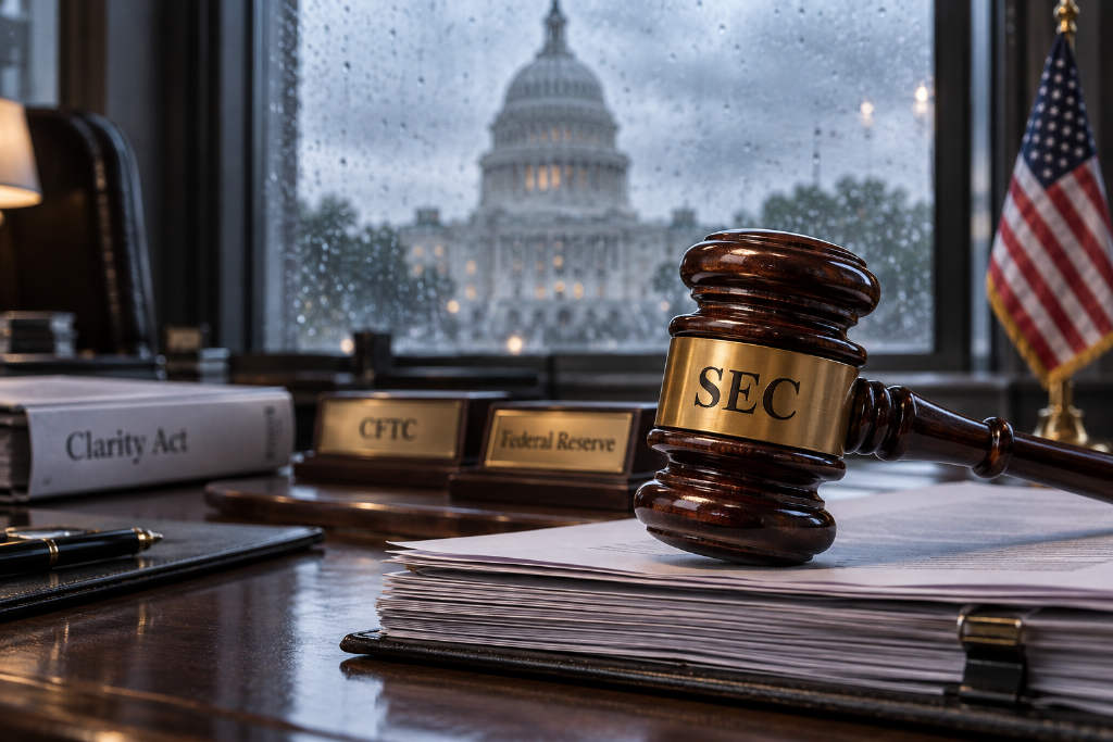 Crypto policy in Washington shifts to regulators after the Clarity Act stalls in the Senate